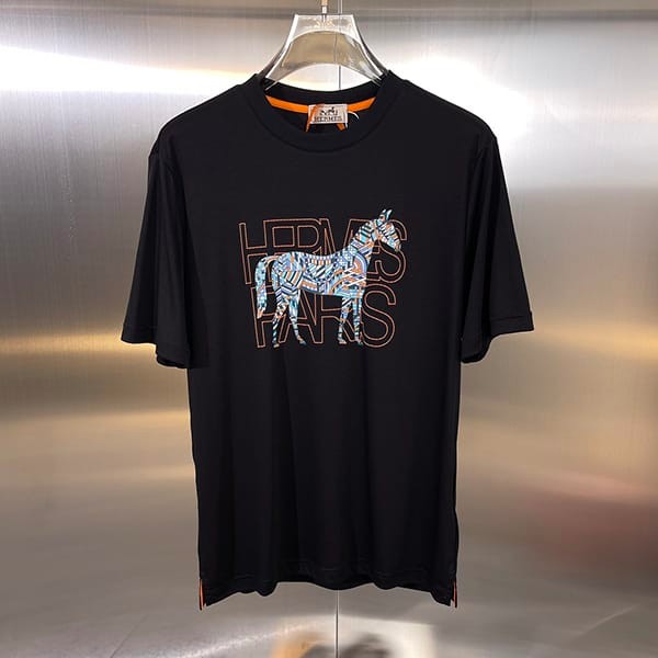 確保済みエルメス カプセルスポーツ カットソーＴシャツ パロディ 2色 erz14207